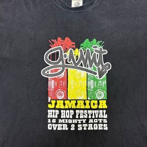 G Unit Jamaica Hip Hop Festival Black Men's Graphic T Shirt‎ Music Band Size 3XL
